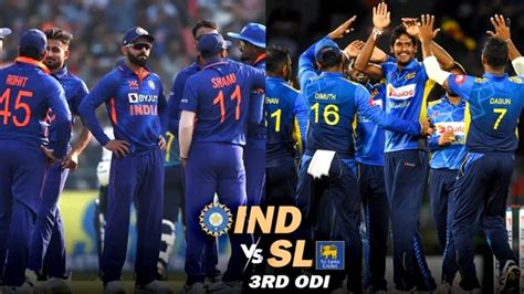 IND vs SL 3rd ODI Live Score ಟಮ ಇಡಯಗ ಭರಜರ ಜಯ Ind vs sl 3rd