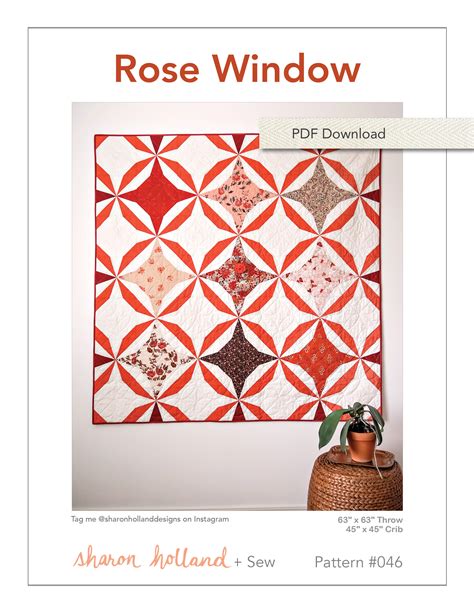 Rose Window (PDF) — Sharon Holland Designs