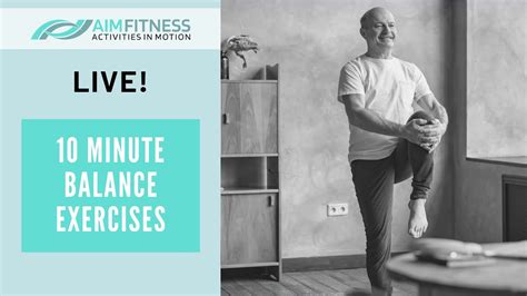 Minute Balance Exercises Youtube