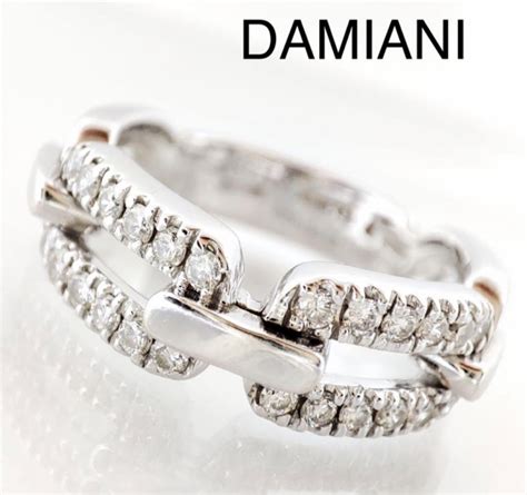 なって Damiani ダミアーニ インスィエメ ダイヤ リング Wg ジュウル ダイヤモン