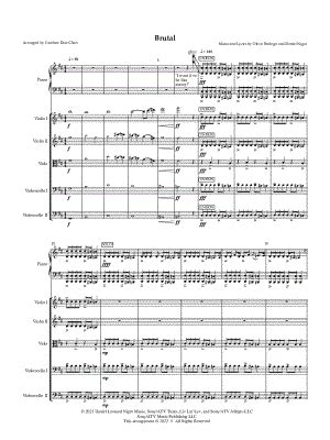 Brutal Sheet Music 10 Arrangements Available Instantly Musicnotes