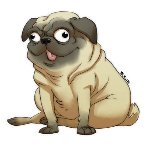 Pin By Doggie Haven On Pugspugspugs Pug Cartoon Pugs