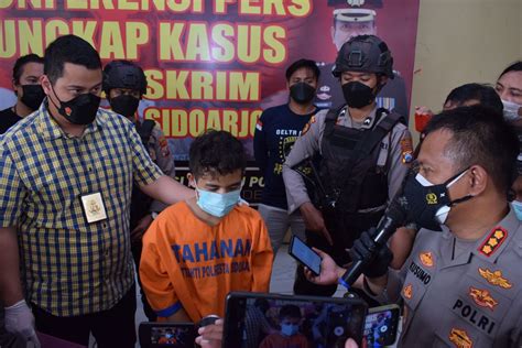 Pembunuh Kakak Beradik Berhasil Dirigkus Polresta Sidoarjo