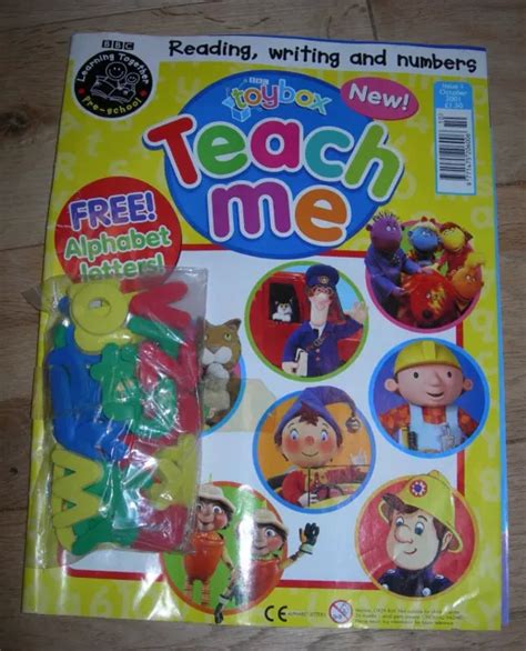 TOYBOX TEACH ME Magazine Comic Bbc Issue 1 Oct 2001 £10.00 - PicClick UK