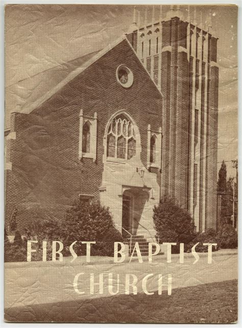 A Supplement to the Centennial Story of the First Baptist Church - The Portal to Texas History