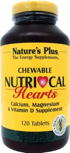 Nature S Plus Nutri Cal Hearts Chewable 120 Chewable Tablets Frys