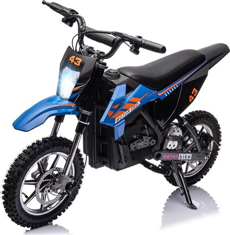 Kids Electric Dirt Bike, 36V, 15.5MPH, 500W Motor, Max Load 175 lbs ...