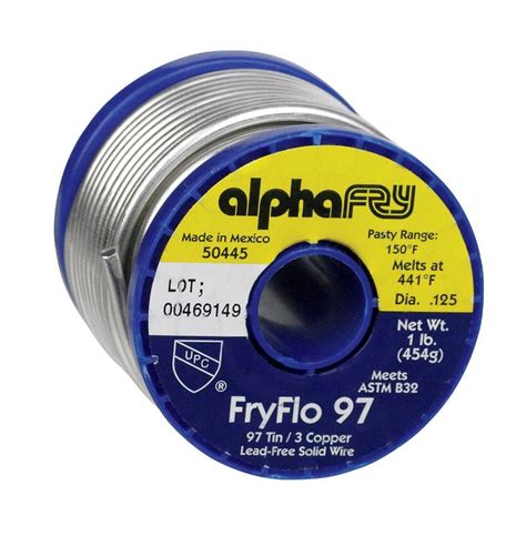 Alpha Metals Ph Oz Lead Free Solid Wire Solder Walmart