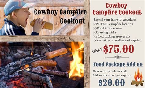 Cowboy Campfire Cookout Rounds Ranch