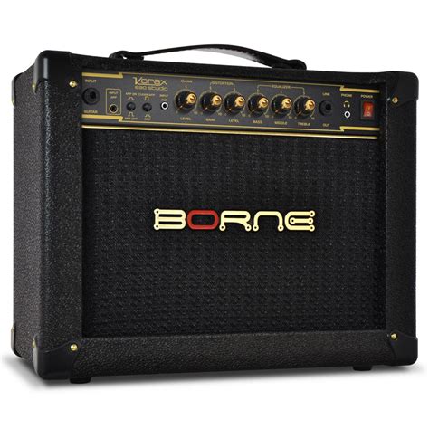 Amplificador Borne Vorax 630 Studio Preto Combo Para Guitarra 25W 1x6