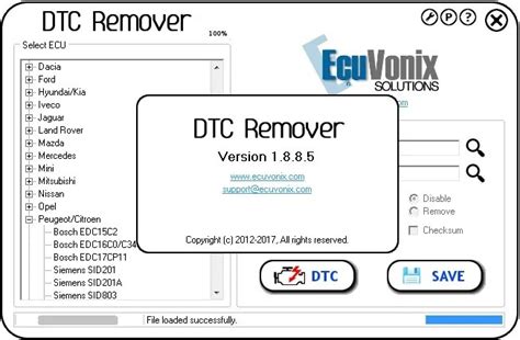 Ecuvonix Full Pack Dtc Remover Immo Universal Decoding Edc