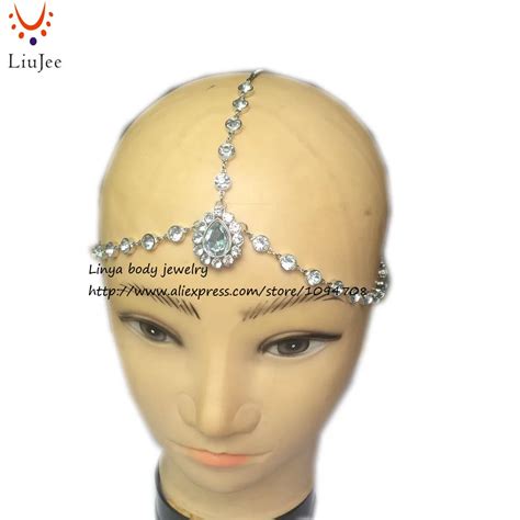 Diamante Kundan Matha Patti Wedding Bridal Goddess Bohemian Boho Head