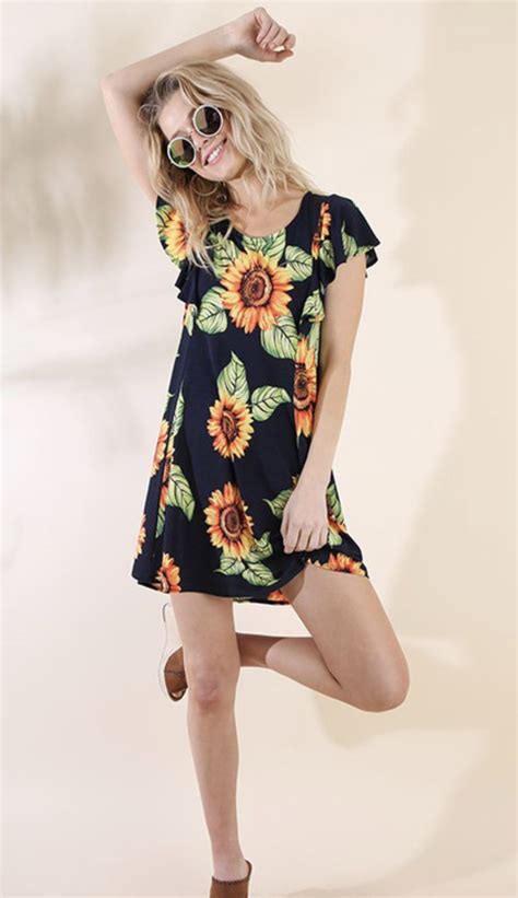 Sunflower Dress Clothes For Women Clothes Fashion