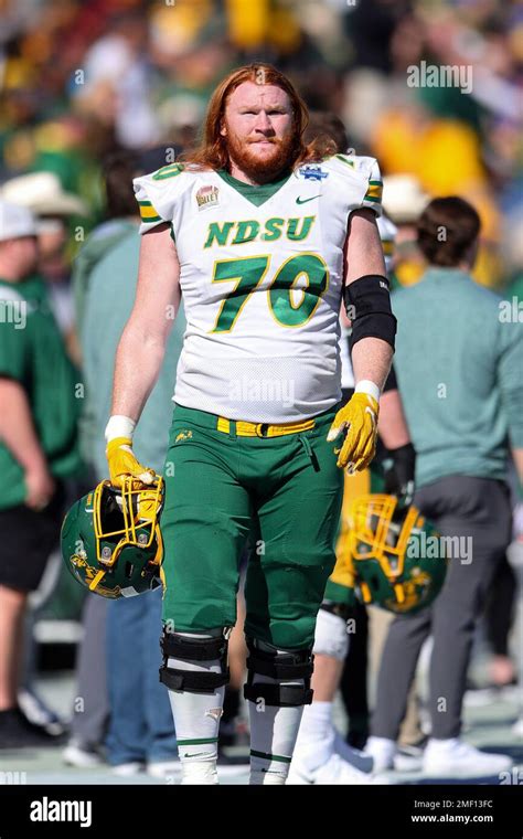 North Dakota State Bisons Tackle Cody Mauch 70 During Warmups For The