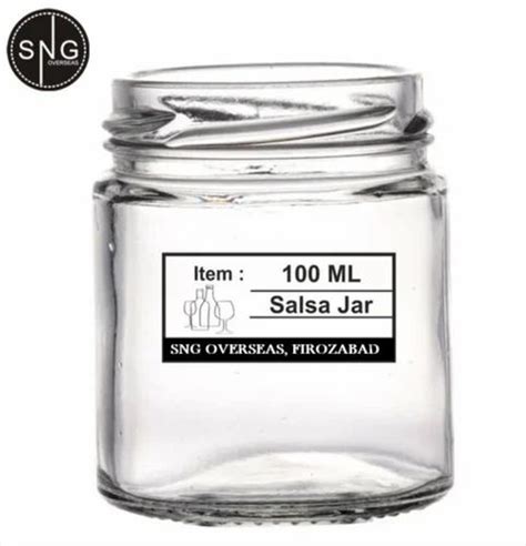 100 Ml Salsa Glass Jar For Pickel Storage At Rs 5 80 Piece In