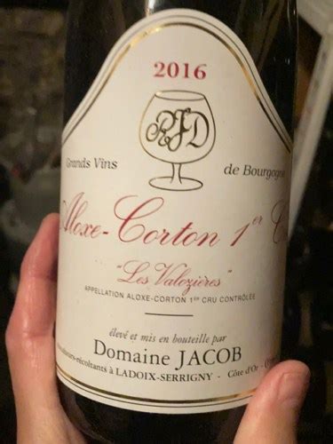 Domaine Jacob Aloxe Corton Er Cru Les Valozi Res Vivino United States