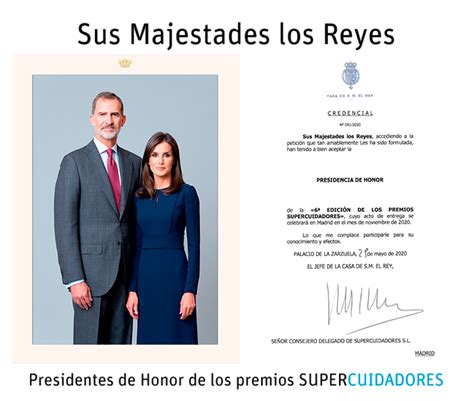 Sus Majestades Los Reyes Ser N Los Presidentes De Honor De Los Premios