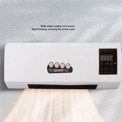 Wall Mount Heater Dual Use Highly Efficient Wide Angles Mobile Small