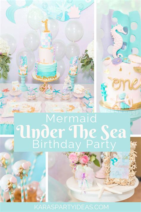 Karas Party Ideas Mermaid Under The Sea Birthday Party Karas Party Ideas