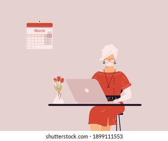 Blonde Receptionist Stock Vectors And Vector Art Shutterstock