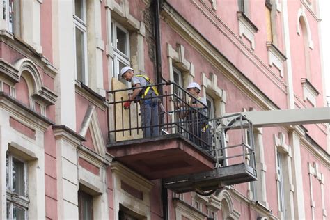 Runął balkon w Sosnowcu Dziennik Zachodni