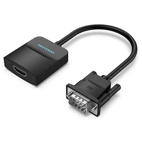 Vention ACNBB VGA macho para cabo conversor fêmea HDMI áudio 1080p