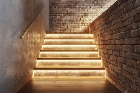 stair lighting ideas  led strip lights  ledyi lighting