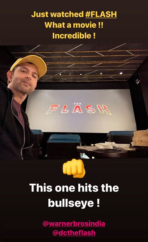 Hrithik Roshan Joins The Flash Fan Club Says This One Hits The Bull