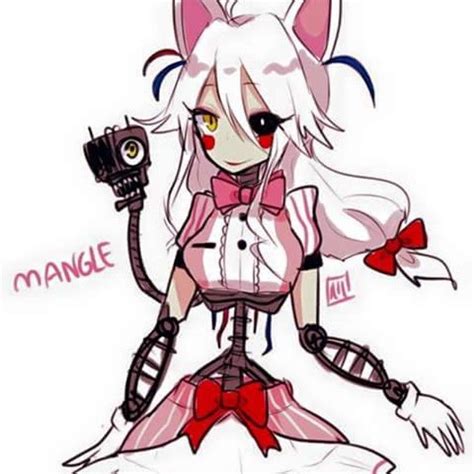 How To Draw Mangle From Five Nights At Freddys Drawing Inspiration Ideas