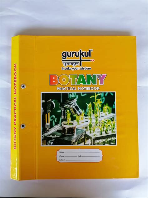 Gurukul Botany Practical Notebook [26 Pages] Pahilochoice