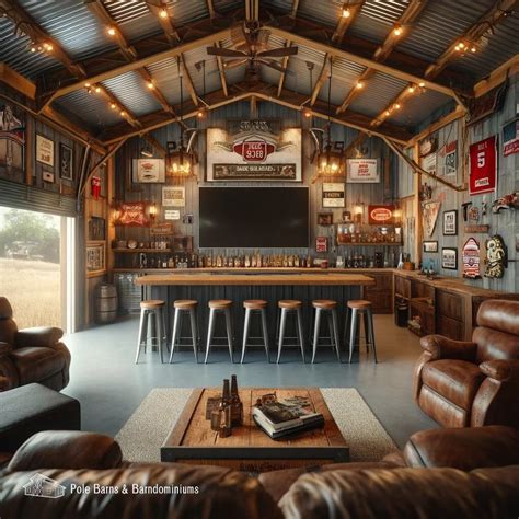 Top Pole Barn Man Cave Ideas for Your Ultimate Retreat