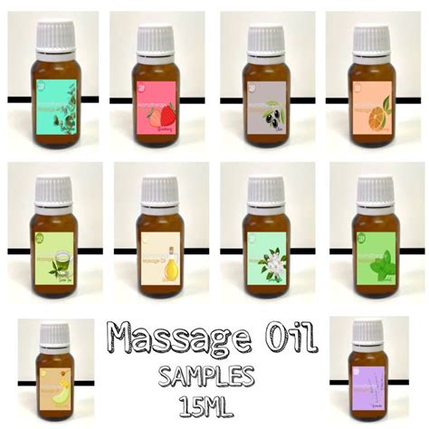 Massage Oil Sample Sizes Lazada Ph