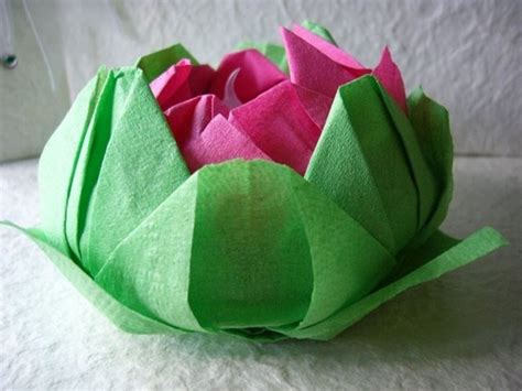 Origami Fiore Di Loto Fiori Di Carta Come Fare Fiori Di Carta Con