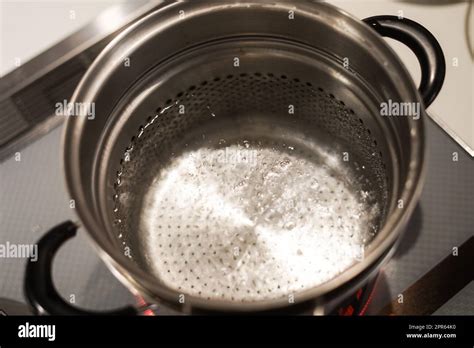 water   pot boiling stock photo alamy
