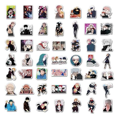 Stickers Paper Party Supplies Jujutsu Kaisen Anime Stickers Etna Pe