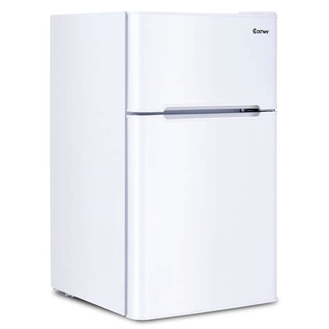 Costway Refrigerator Small Freezer Cooler Fridge Compact 32 Cu Ft Unit