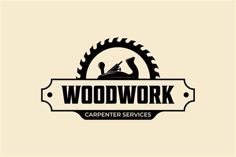 Woodworking Gear Logo Design Template Graphic by HFZ13 · Creative Fabrica