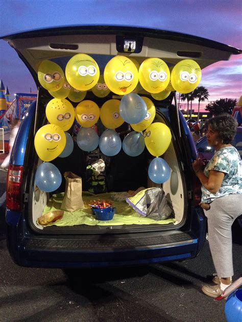 Trunk Minion Trunk Or Treat Truck Or Treat Halloween Treats