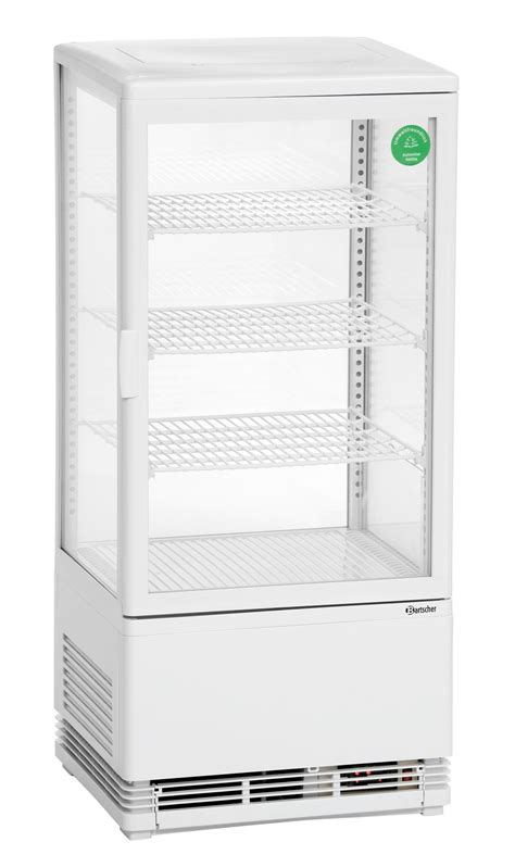 Bartscher Mini Kühlvitrine 78L weiß Gastrodax