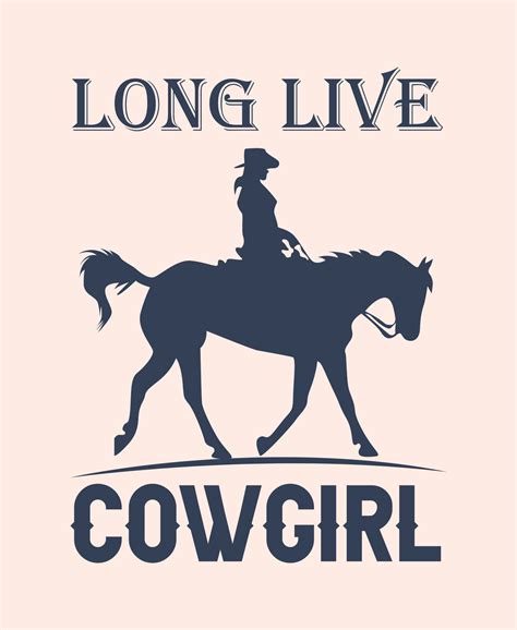 Cowgirl T Shirt Template Design 15268664 Vector Art At Vecteezy