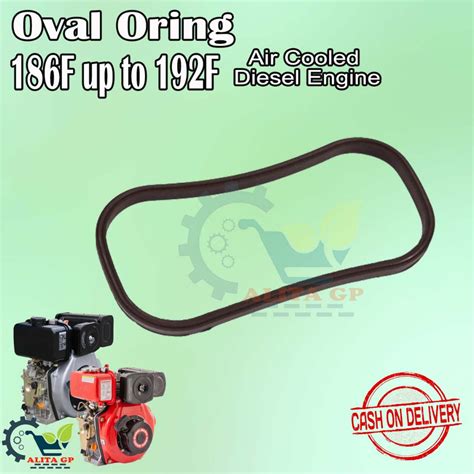 Oval Oring For Cylinder Head 186f 10hp 186fa 12hp 188f 14hp 190f 16hp