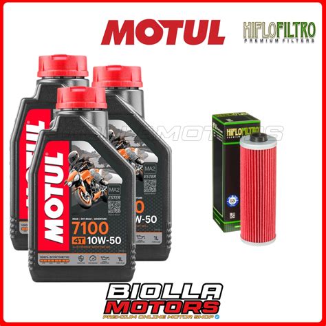 Kit Tagliando Bmw R80 R 1995 Filtro Olio Motul 7100 10w50 3x104097 Hf1