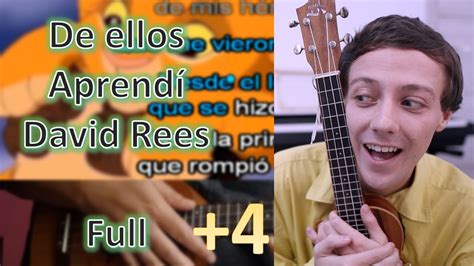 De Ellos Aprend David Rees Full Karaoke Youtube Music