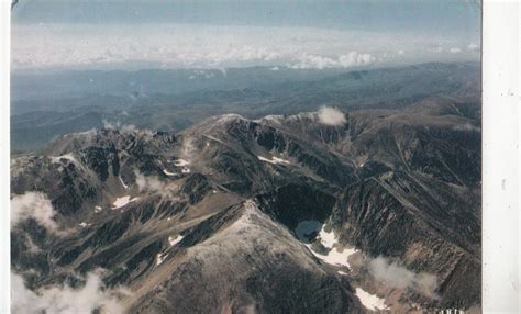 BF21290 Le Massif Du Canigou Vu Du Ciel France Front Back Image