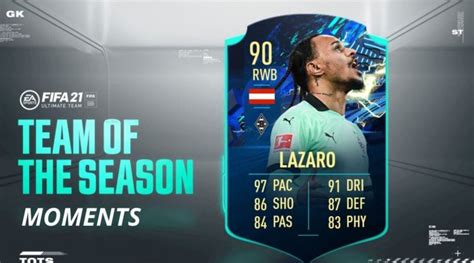 Fifa 21 Sfida Creazione Rosa Valentino Lazaro Tots Moments