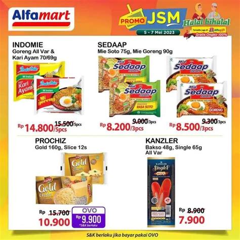 Katalog Promo Jsm Alfamart Periode Mei Dapatkan Harga Spesial