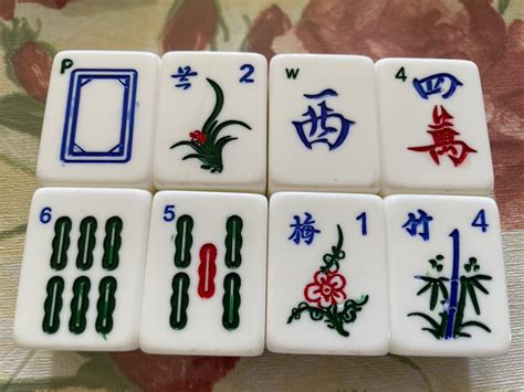 Mose Cafolo New Chinese Mahjong X Large Numbered Acrylic Tiles