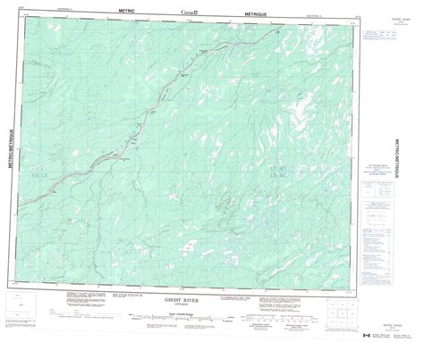 Printable Topographic Map Of Ghost River 042o On