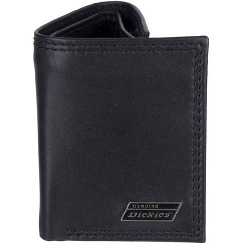 Dropship Genuine Dickies Men S Rfid Leather Extra Capacity Trifold