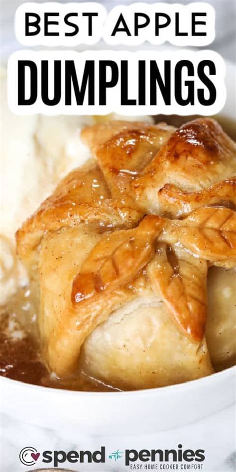 An Apple Dumpling In A Bowl With Ice Cream